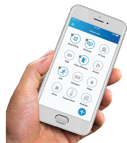 EAN 4030152060061 - Olympia ProHome 8762 sistema de alarma de seguridad Wifi Blanco imagen 4