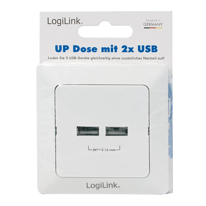 EAN 4052792047707 - LogiLink PA0163 toma de corriente 2x USB Blanco imagen 8