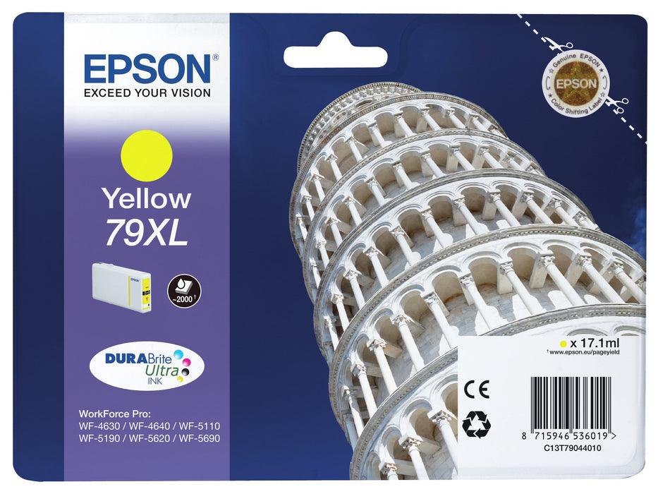 EAN 8715946536019 - Epson Tower of Pisa 79XL cartucho de tinta 1 pieza(s) Original Alto rendimiento (XL)imagen 1)