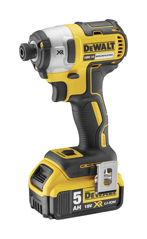 EAN 0000887020009 - DeWALT DCF887P2-QW atornilladora de impacto con batería 1/4" 3250 RPM 205 Nm Negro, Amarillo 18 V imagen 1