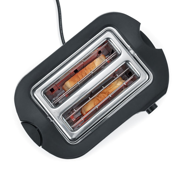 EAN 4008146022517 - Severin 2589 2 rebanada(s) 800 W Negro, Acero inoxidable imagen 3