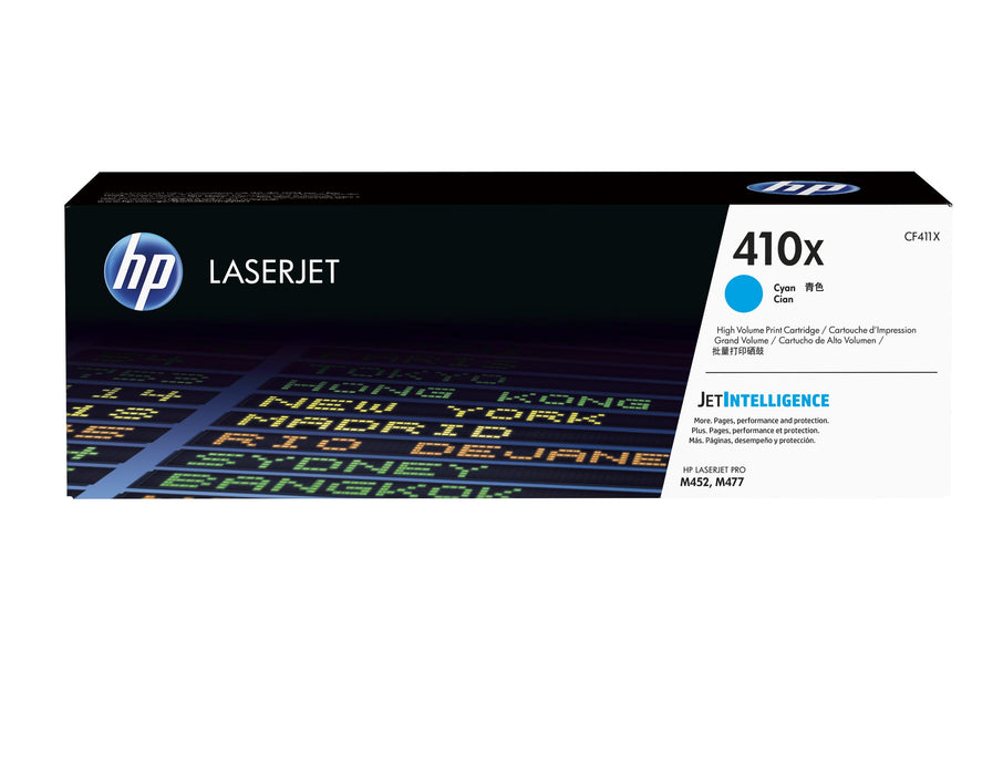 EAN 0888793807552 - HP 410X High Yield Cyan Original LaserJet Toner Cartridge cartucho de tóner 1 pieza(s) imagen 1