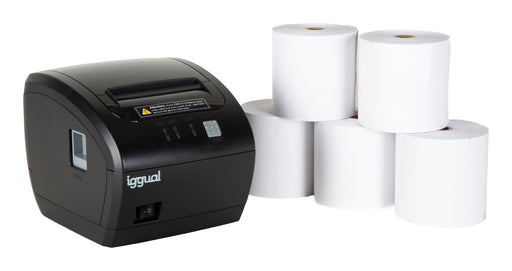 EAN 2509122213247 - iggual IGG318232+IGG317655 impresora de recibos 203 x 203 DPI Alámbrico Transferencia térmica imagen 1
