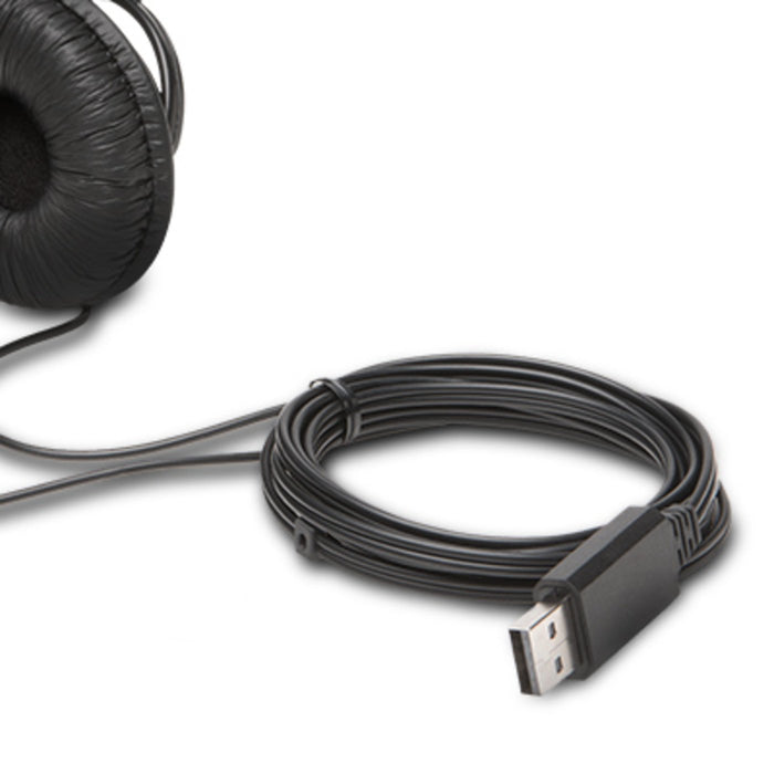 EAN 0085896976011 - Kensington K97601WW auricular y casco Alámbrico Diadema Llamadas/Música USB tipo A Negro imagen 5