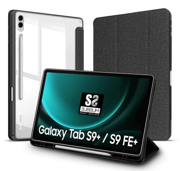 EAN 8436586742980 - SUBBLIM SUBCST-5SC510 funda para tablet 31,5 cm (12.4") Folio Negro, Transparente imagen 1