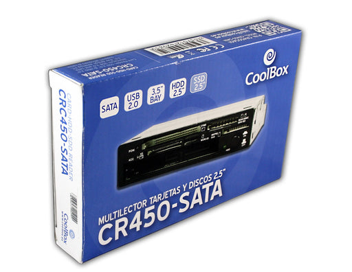 EAN 8437012429819 - CoolBox CR450SA01 lector de tarjeta SATA Interno Negroimagen 2)