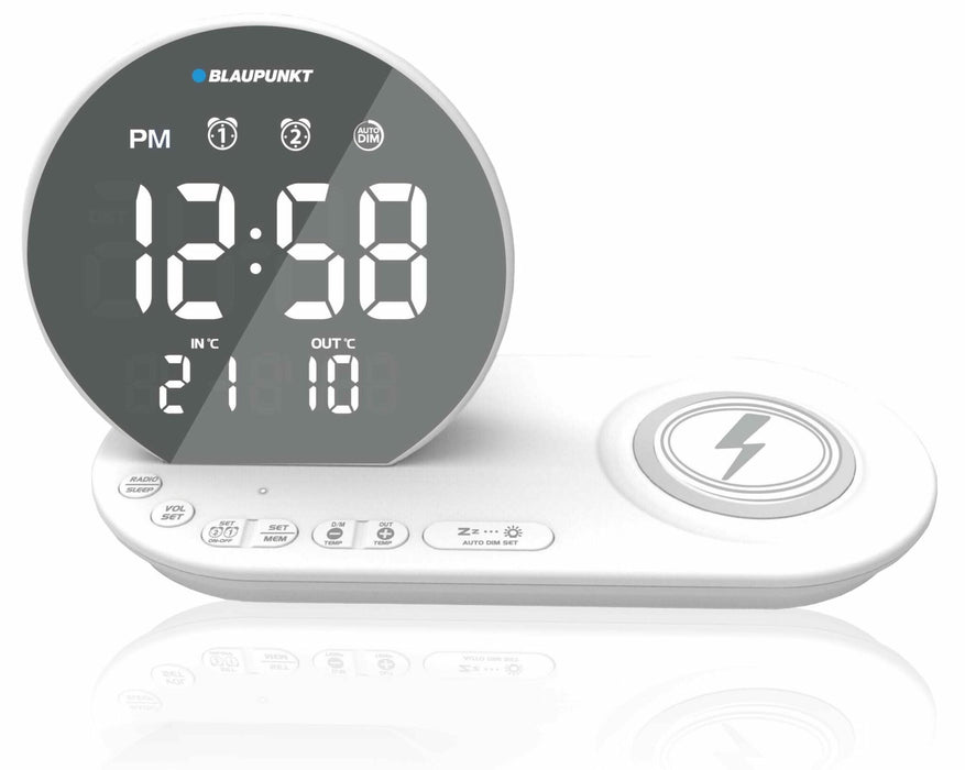 EAN 5901750504075 - Blaupunkt CR85WH CHARGE Reloj despertador digital Blanco imagen 1