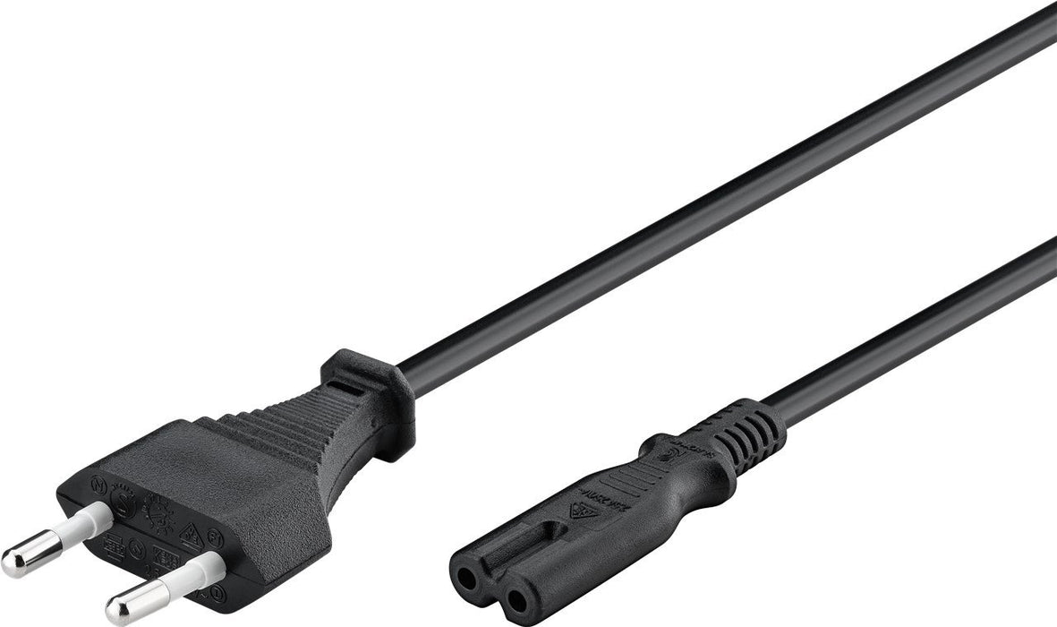 EAN 4040849500848 - Goobay 50084 cable de transmisión Negro 1,5 m CEE7/16 C7 acoplador imagen 2