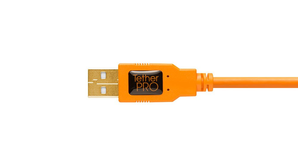 EAN 0858977002950 - Tether Tools CU5451 cable USB USB 2.0 4,6 m USB A Mini-USB B Naranja imagen 5