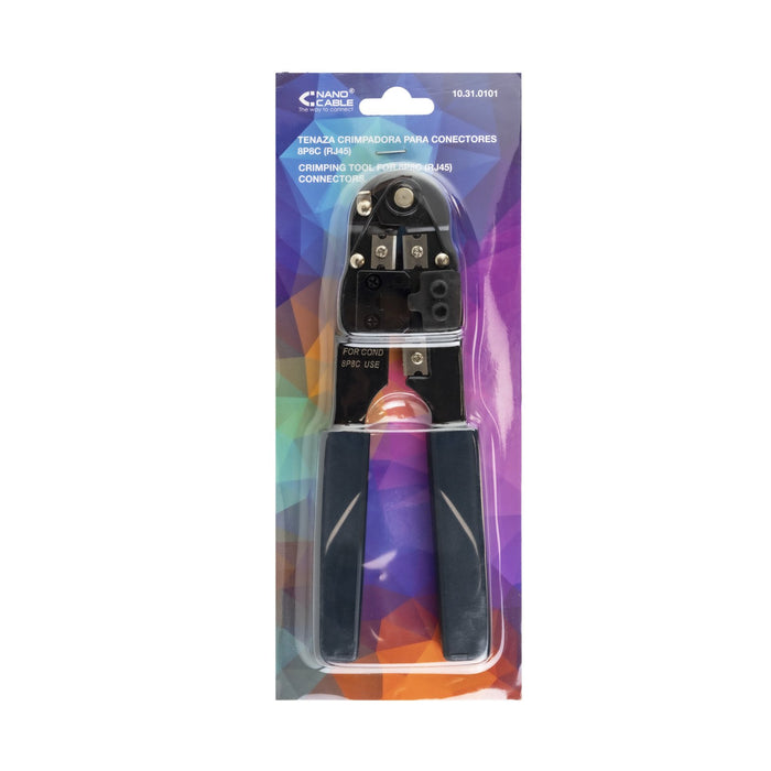 EAN 8433281001244 - Nanocable 10.31.0101 crimpadora Herramienta para prensar Negro imagen 4