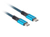 EAN 5901969436730 - Lanberg CA-CMCM-45CU-0005-BK cable USB USB4 Gen 2x2 0,5 m USB C Negro, Azul imagen 3