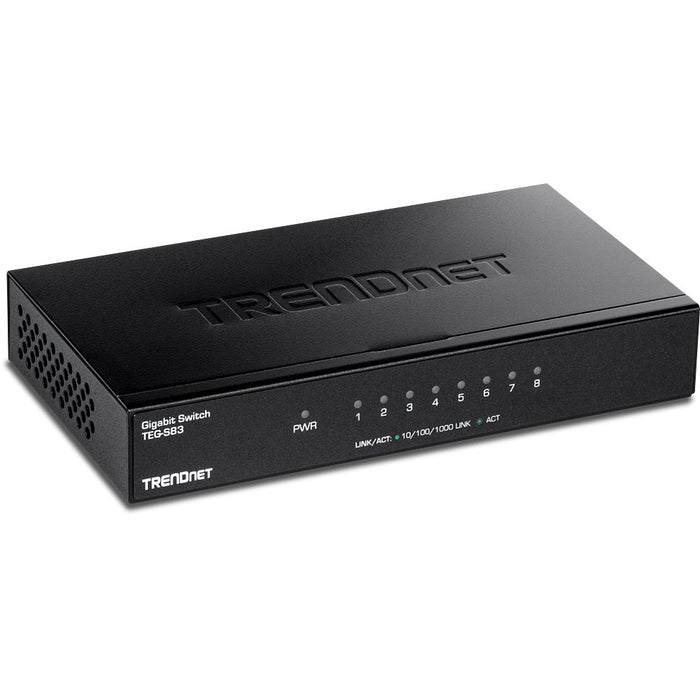 EAN 0710931140798 - Trendnet TEG-S83 switch imagen 1