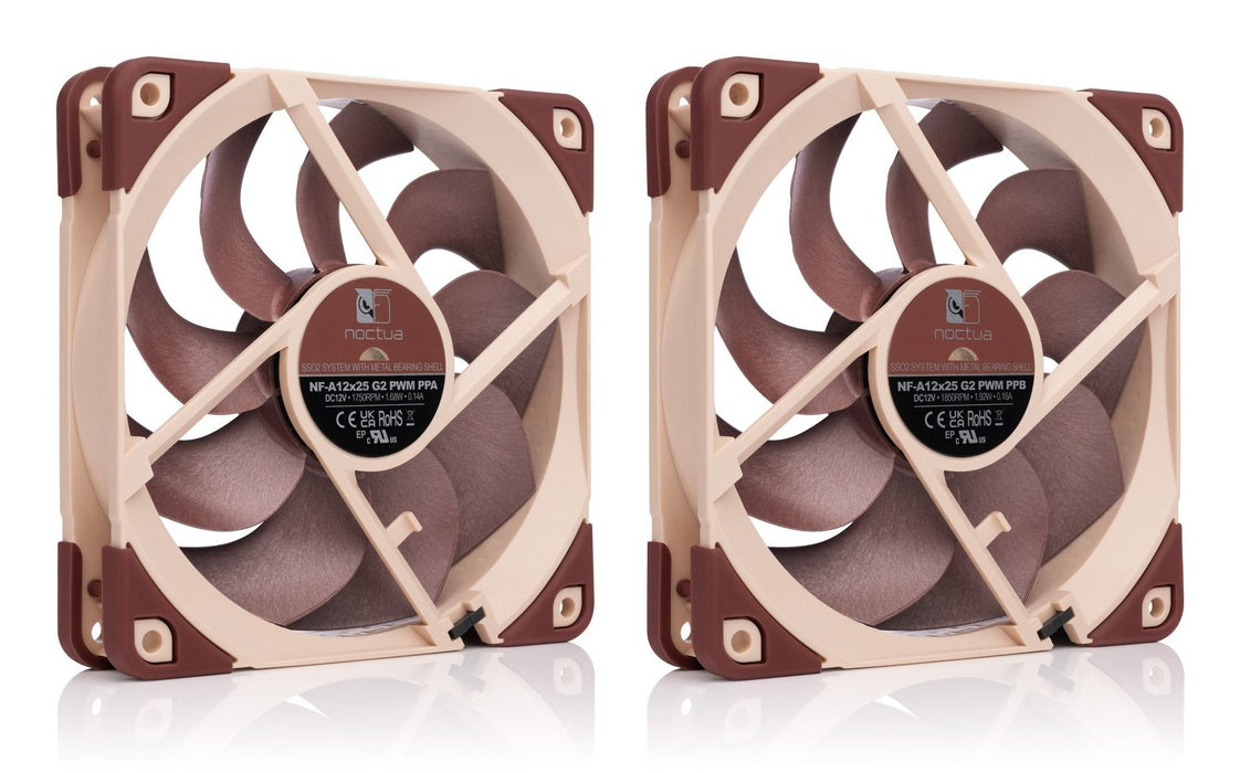 EAN 9010018100716 - Noctua NF-A12X25 G2 PWM SX2-PP sistema de refrigeración para ordenador Carcasa del ordenador Ventilador 1 imagen 2