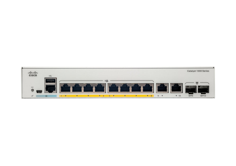 EAN 0889728248785 - Cisco Catalyst C1000-8T-E-2G-L switch Gestionado L2 Gigabit Ethernet (10/100/1000) Gris imagen 2