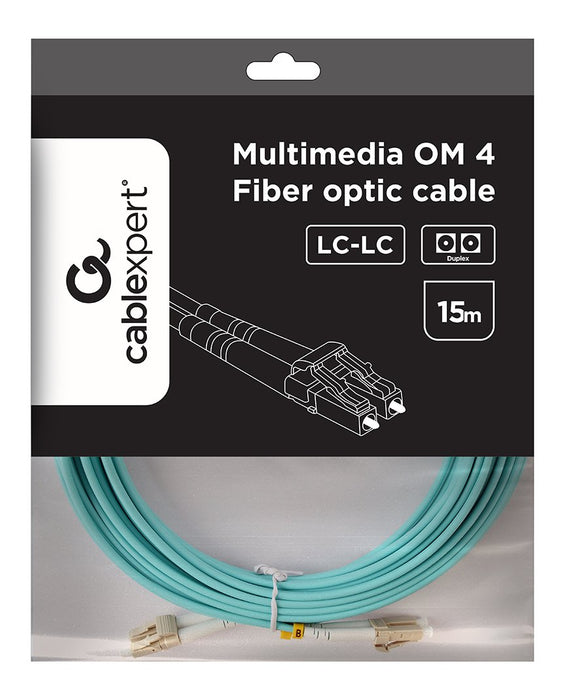 EAN 8716309131537 - Gembird CFO-MDOM4-LC/LC-15M Cable de fibra óptica e InfiniBand LC/UPC Color aguamarina imagen 4