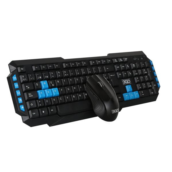 EAN 8436531559885 - 3GO COMBODRILEH2 teclado Ratón incluido Juego USB QWERTY Negro imagen 4