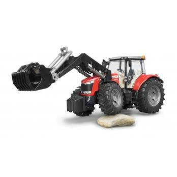 EAN 4001702030476 - BRUDER Massey Ferguson 7624 with frontloader imagen 6
