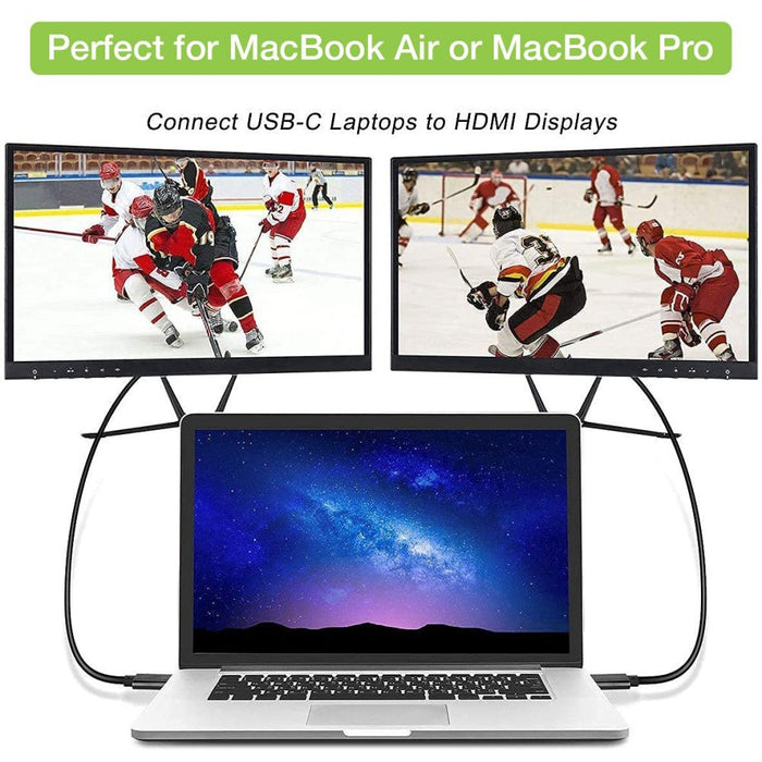 EAN 8051128106312 - Techly IADAP USBC-HDMI2TY Adaptador gráfico USB 3840 x 2160 Pixeles Negro imagen 4