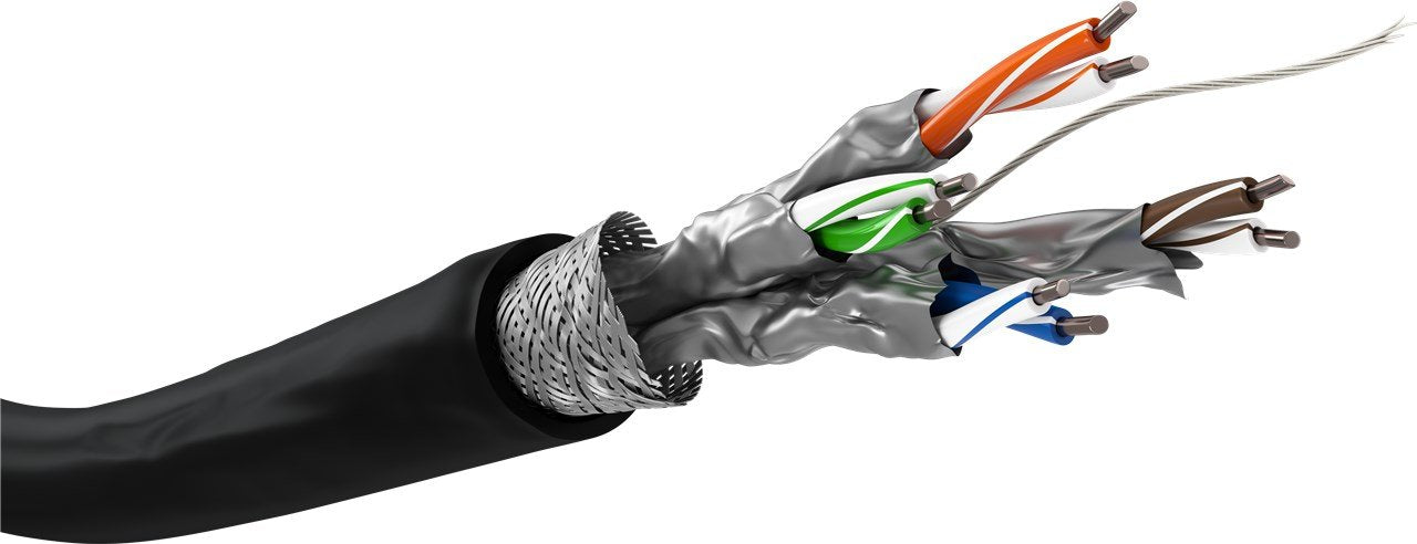 EAN 4040849571978 - Goobay 57197 cable de red Negro 100 m Cat6 S/FTP (S-STP) imagen 1