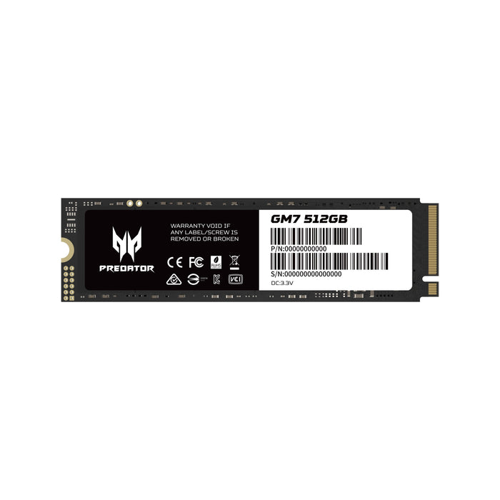 EAN 6955914619111 - Predator GM7-512GB M.2 PCI Express 4.0 NVMe imagen 1