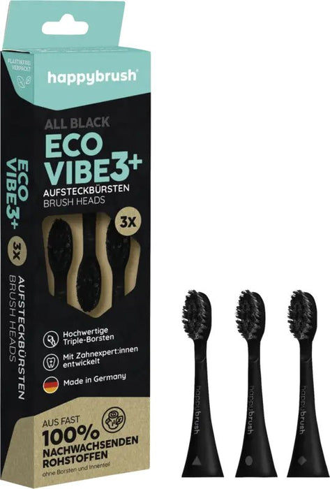 EAN 4260486335720 - happybrush ECO VIBE 3+ 3 pieza(s) Negro imagen 1