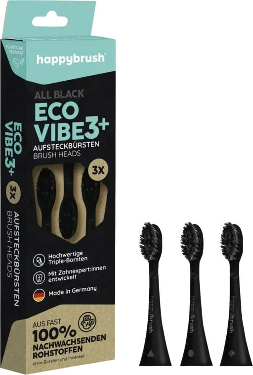 EAN 4260486335720 - happybrush ECO VIBE 3+ 3 pieza(s) Negro imagen 1