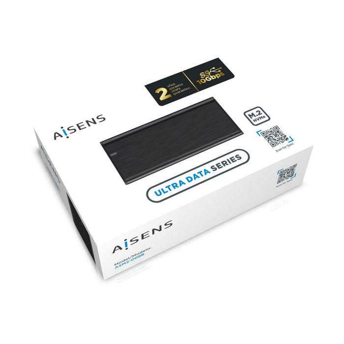 EAN 8436574704525 - AISENS ASM2-008B caja para disco duro externo Caja externa para unidad de estado sólido (SSD) Negro imagen 7