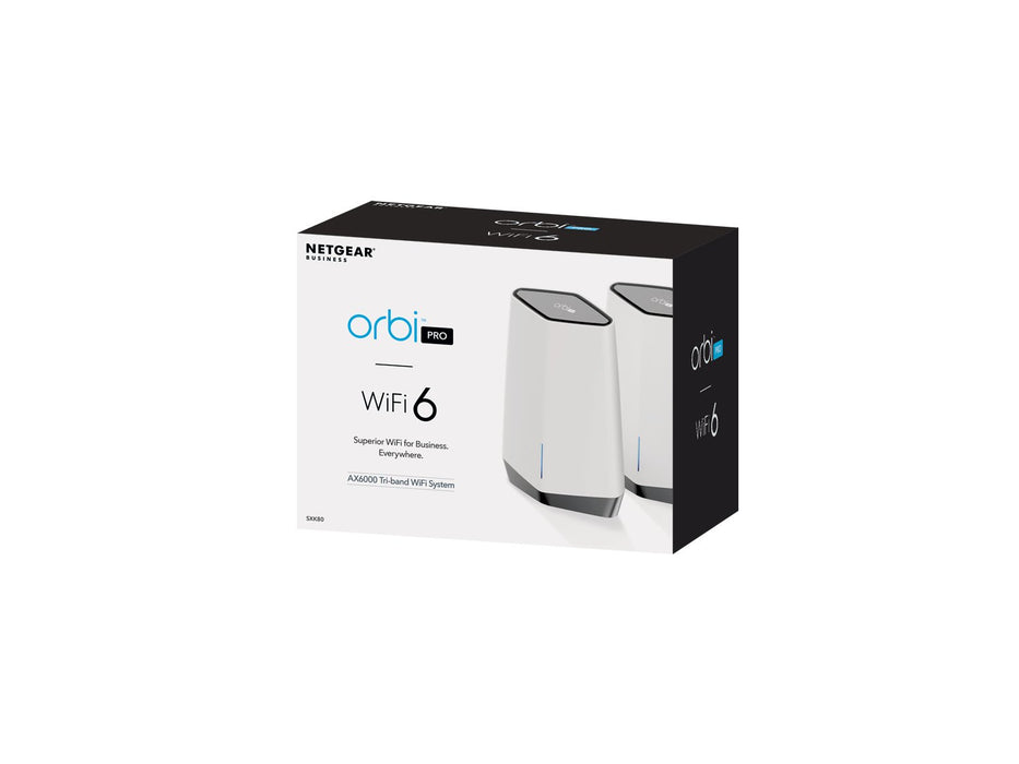 EAN 606449150599 - NETGEAR Orbi Pro WiFi 6 Tri-band Mesh System (SXK80) Tribanda (2,4 GHz/5 GHz/5 GHz) Wi-Fi 6 (802.11ax) Gri imagen 6