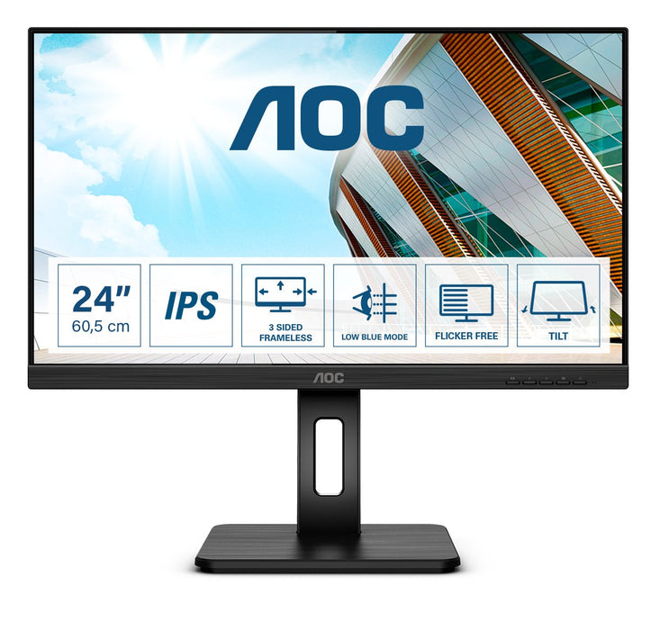 EAN 4038986147293 - AOC P2 24P2Q LED display 60,5 cm (23.8") 1920 x 1080 Pixeles Full HD Negro imagen 1