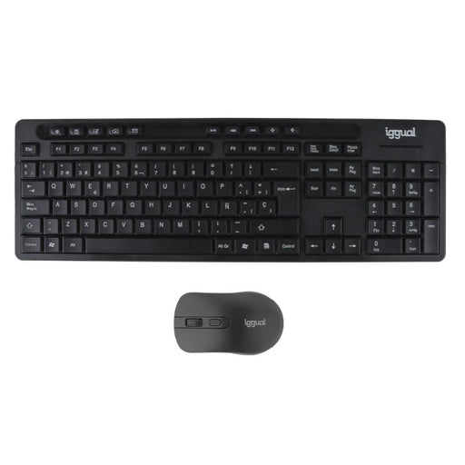 EAN 8435364319277 - iggual WMK-BUSINESS2 teclado Ratón incluido Oficina RF inalámbrico QWERTY Español Negro imagen 1