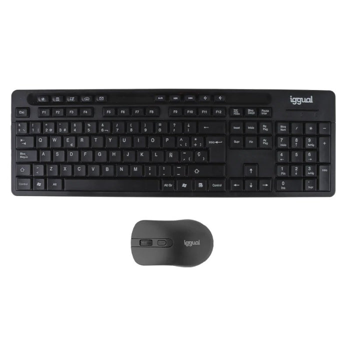 EAN 8435364319277 - iggual WMK-BUSINESS2 teclado Ratón incluido Oficina RF inalámbrico QWERTY Español Negro imagen 1