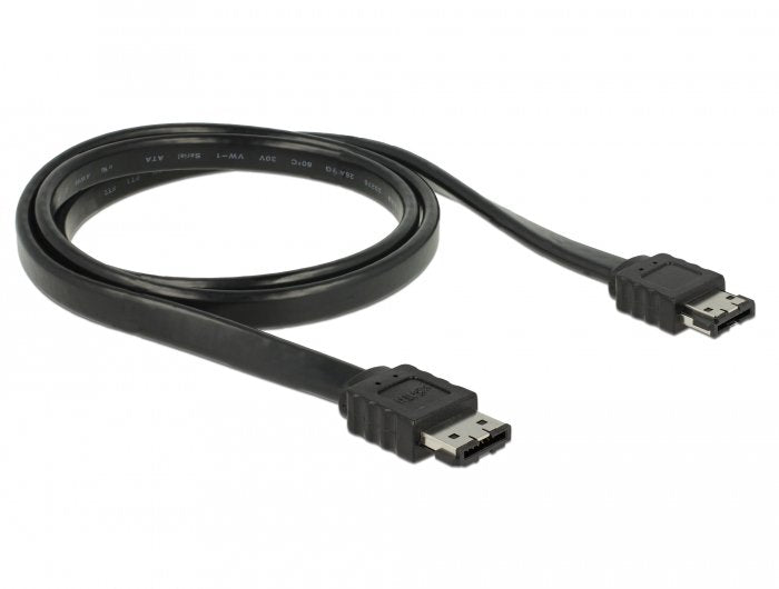 EAN 4043619856404 - DeLOCK 85640 cable de SATA 1 m eSATA Negro imagen 1