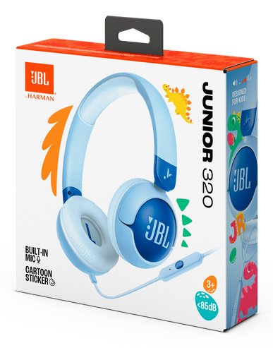 EAN 1200130015847 - JBL Junior 320 Auriculares Alámbrico Diadema Llamadas/Música Azul imagen 8