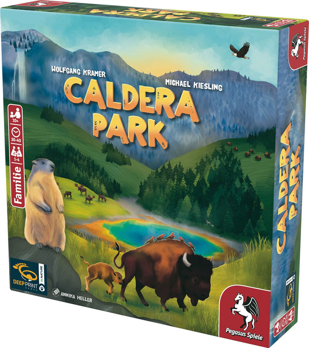 EAN 4250231734564 - Pegasus Spiele Caldera Park Juego de mesa Viaje/aventura imagen 2