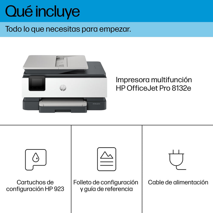 EAN 0196786567612 - HP OfficeJet Pro 8132e All-in-One Prntr Inyección de tinta térmica A4 4800 x 1200 DPI 20 ppm Wifi imagen 5