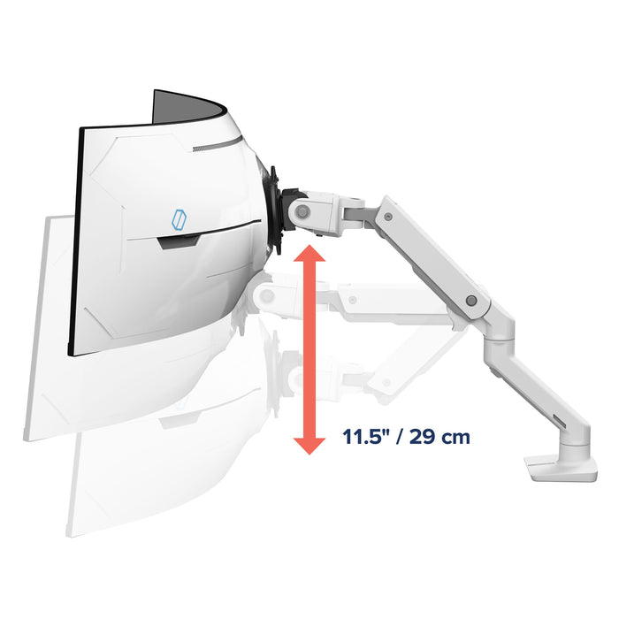 EAN 698833091922 - Ergotron HX Series HX ARM WITH VERY HEAVY DUTY PIVOT DESK 144,8 cm (57") Escritorio Blanco imagen 6