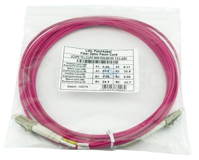 EAN 4063232620312 - BlueOptics SFP3131FU7.5MK Cable de fibra óptica e InfiniBand 7,5 m LC Magenta imagen 5