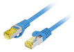 EAN 5901969437065 - Lanberg PCF6A-10CU-0025-B cable de red Azul 0,25 m Cat6a S/FTP (S-STP) imagen 1