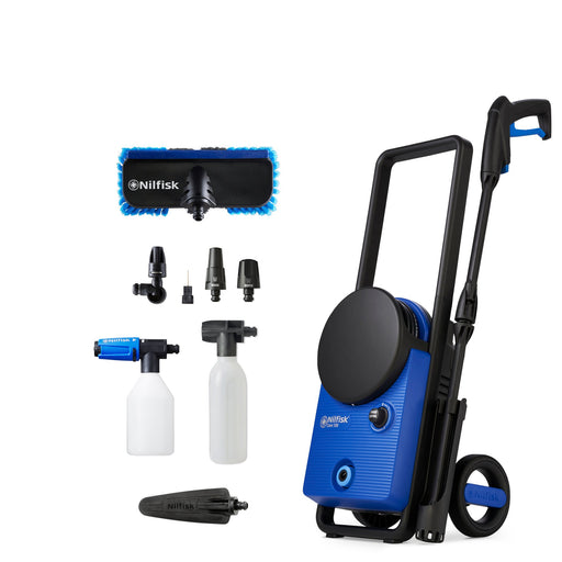 EAN 5715492223695 - Nilfisk Core 130-6 Limpiadora de alta presión o Hidrolimpiadora Vertical Eléctrico 462 l/h 1500 W Azul imagen 1