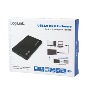EAN 4052792038286 - LogiLink UA0256 caja para disco duro externo Caja de disco duro (HDD) Negro 2.5" imagen 8