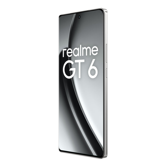 EAN 6941764433502 - realme GT 6 17,2 cm (6.78") SIM doble Android 14 5G USB Tipo C 8 GB 256 GB 5500 mAh Plata imagen 7