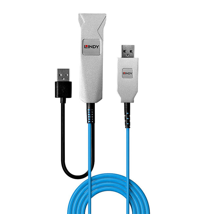 EAN 4002888433464 - Lindy 43346 cable USB USB 3.2 Gen 1 (3.1 Gen 1) 100 m USB A 2 x USB A Azul, Plata imagen 2