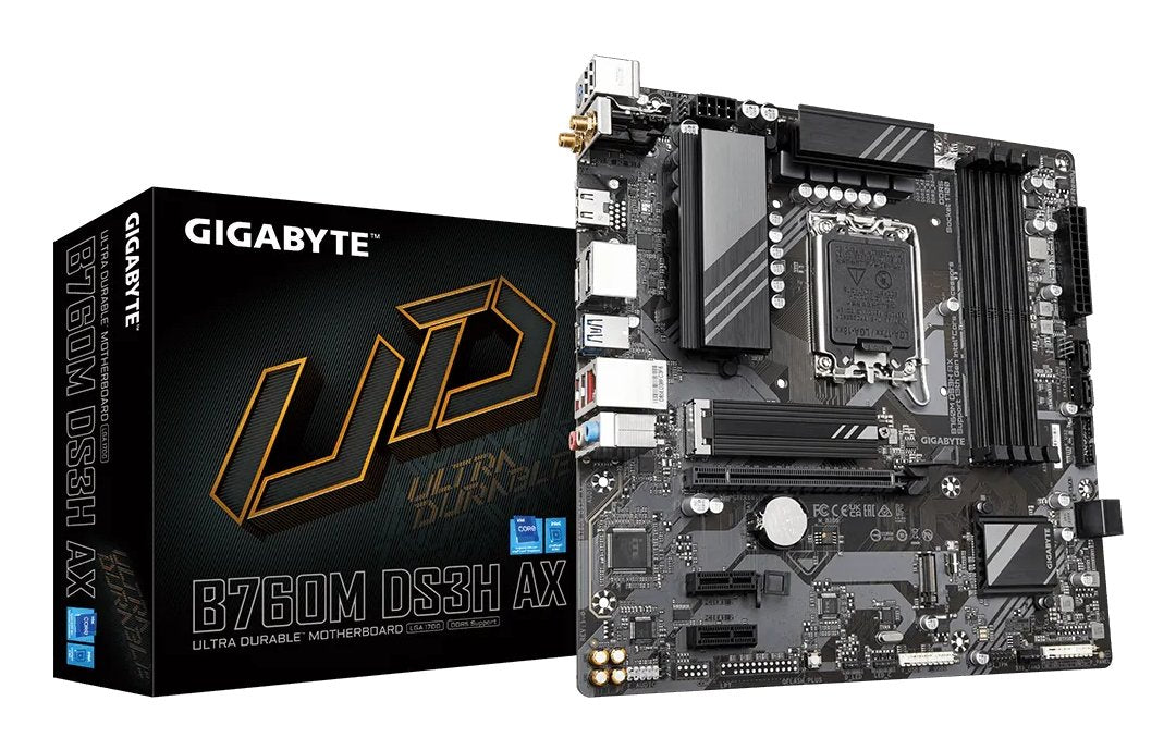 EAN 0889523035726 - GIGABYTE B760M DS3H AX placa base Intel B760 Express LGA 1700 micro ATX imagen 1