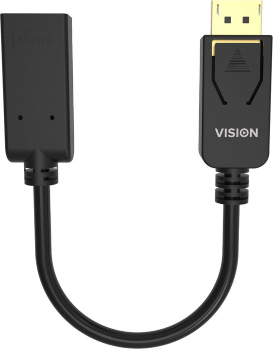 EAN 4979292000004 - Vision TC-DPHDMI/BL adaptador de cable de vídeo HDMI tipo A (Estándar) DisplayPort Negro imagen 6