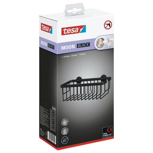 EAN 4063565153495 - TESA MOON BLACK Aluminio Montado en pared Cesta de ducha imagen 2