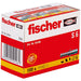 EAN 4006209501061 - Fischer 50106 tornillo de anclaje y taco 100 pieza(s) Enchufe de pared 30 mm imagen 2