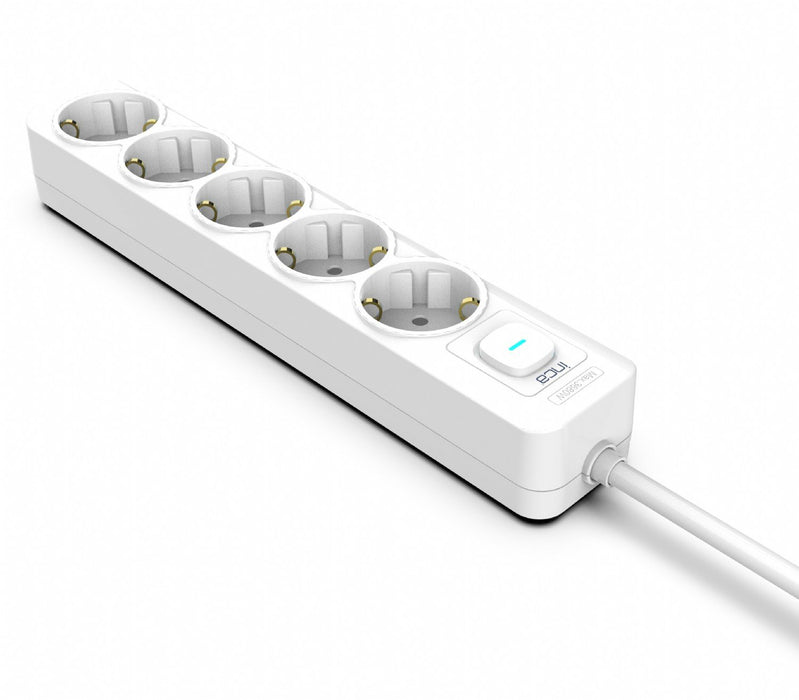 EAN 8681949014161 - Inca IPW-44GB limitador de tensión Blanco 5 salidas AC 230 V 1,5 m imagen 3