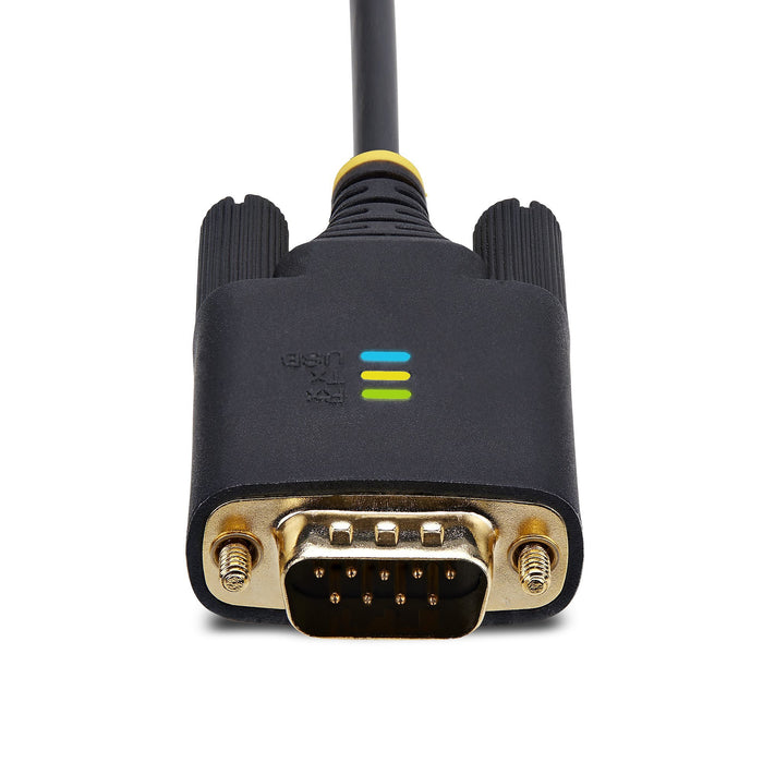 EAN 0065030898331 - StarTech.com 1P10FFC-USB-SERIAL cable de serie Negro USB tipo A DB-9 imagen 4