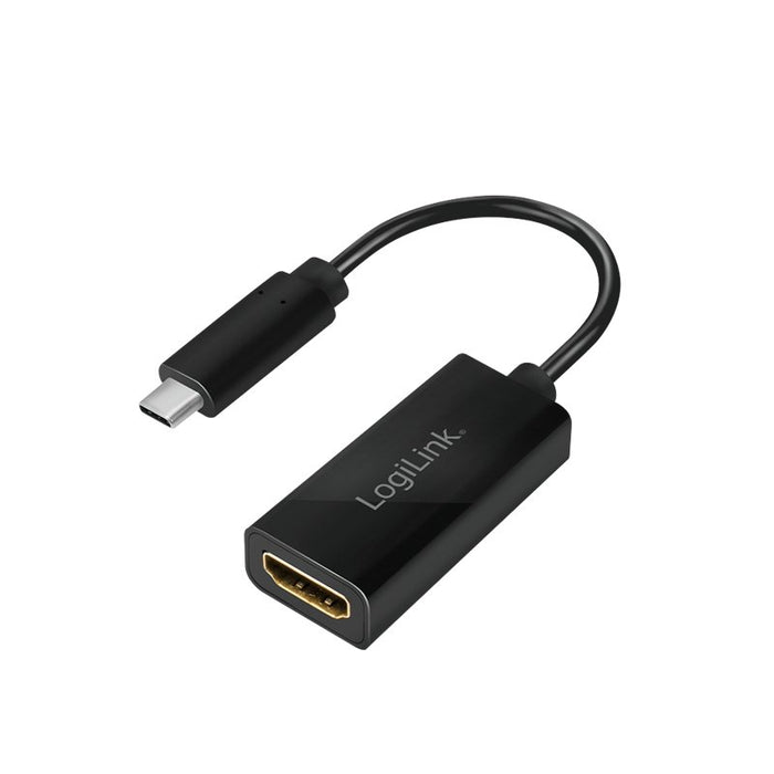 EAN 4052792064247 - LogiLink UA0380 adaptador de cable de vídeo 0,15 m USB Tipo C HDMI Negro imagen 3