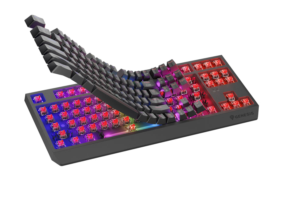EAN 5901969443806 - GENESIS Thor 230 TKL teclado Juego USB + RF Wireless + Bluetooth QWERTY Negro imagen 4